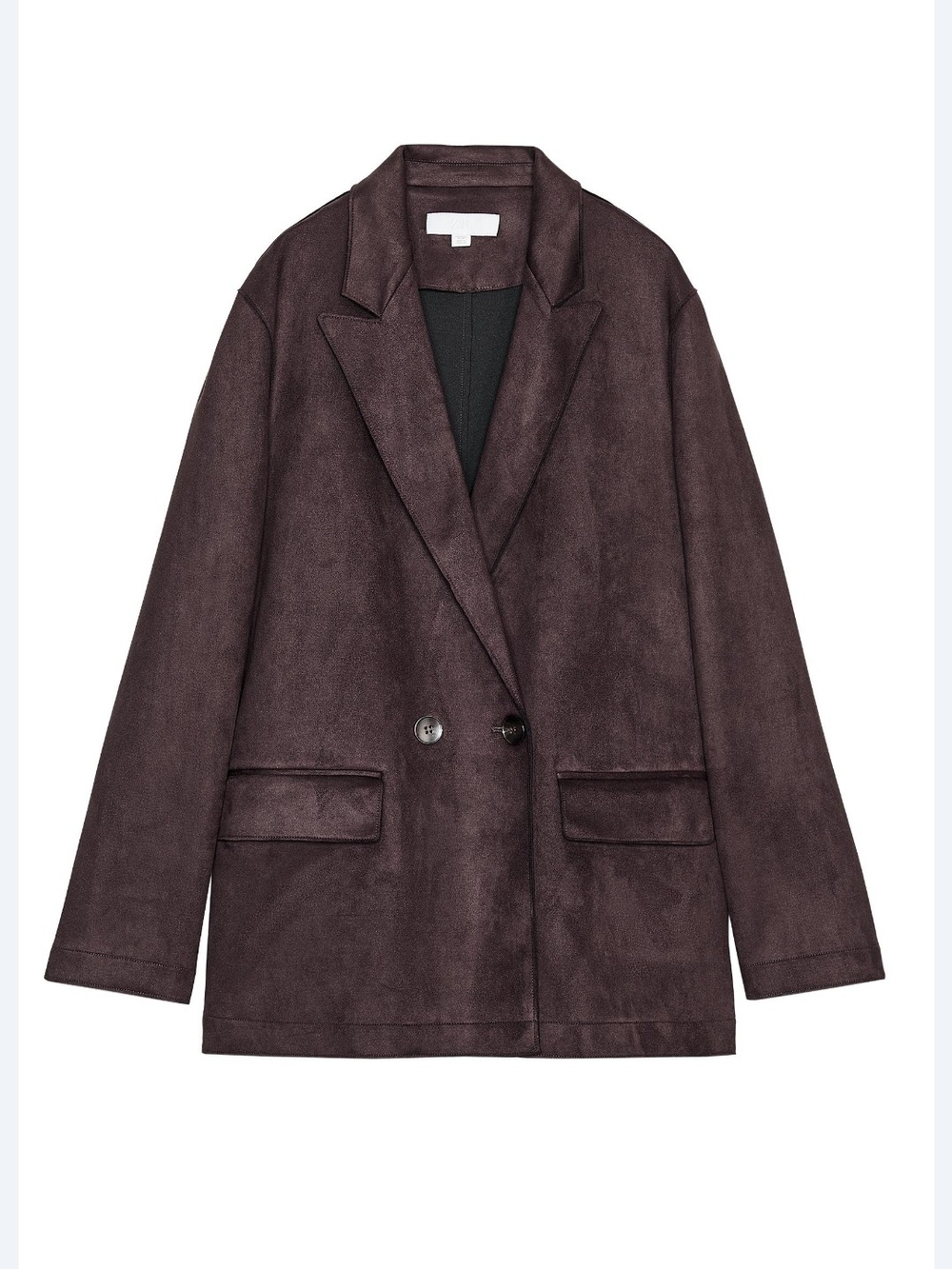 New ZARA Faux Suede Blazer Jacket